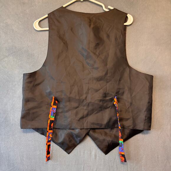 Westbury Halloween Vest Pumpkin Candy Corn Witch Spider Womens XL Fun Holiday - Picture 2 of 8